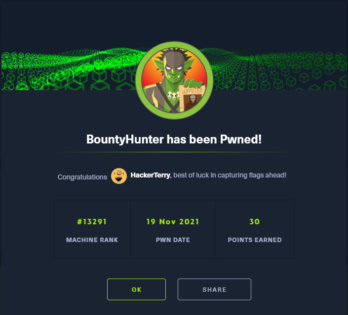 HackTheBox--BountyHunter