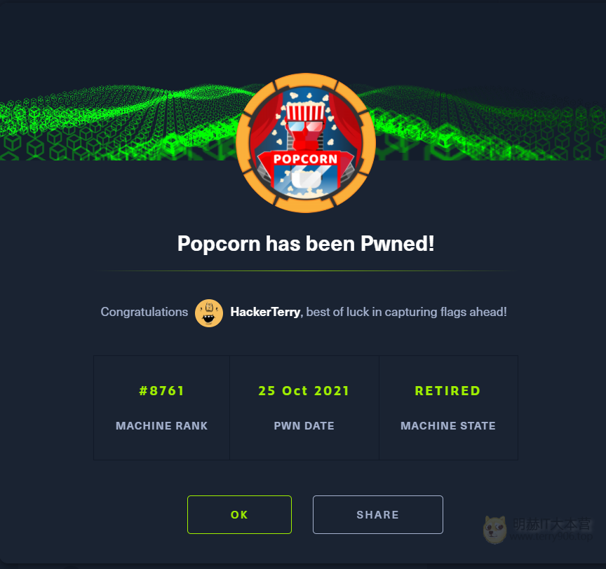 HackTheBox--Popcorn